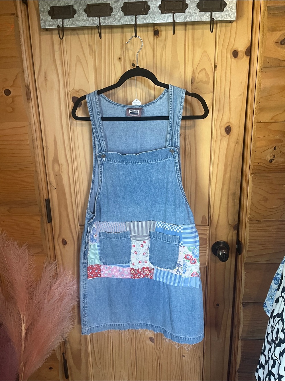 Upcycled Vintage Quilt Overall Dress